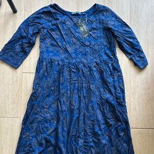 Blue Avaasa Dress Size Medium NWT